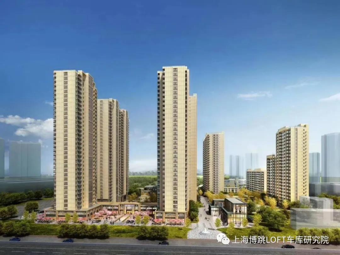 荣昌采用了LOFT车库武汉当代集团春风十里项目现已结构封顶！
